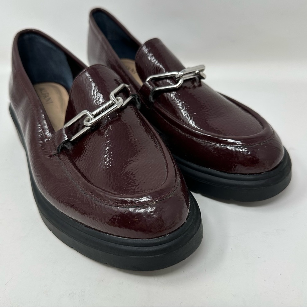 NEW Alfani Stepflex Womens Galilyao Slip On Dressy Loafers 8 Dark Berry - Picture 3 of 8